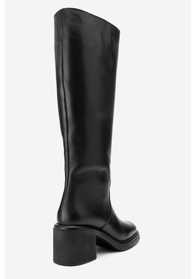 Luvishoes Luvi Shoes Fros Siyah Cilt Hakiki Deri Kadın Kalın Topuklu Çizme Siyah Luvishoes Luvi Shoes Fros Siyah Cilt Hakiki Deri Kadın Kalın Topuklu Çizme Siyah