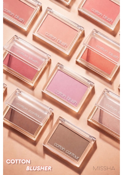 Missha Cotton Blusher Yumuşak Dokulu Kolay Sürülebilen Allık Vintage Robe