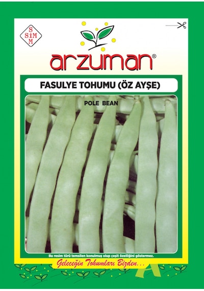 Öz Ayşe Sırık Fasulye Tohumu 50 GR
