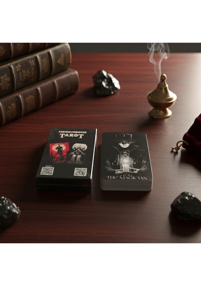Monochrome Tarot 78 Kart İngilizce Tarot Destesi