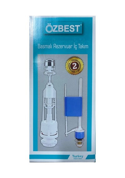 Özbest Su Tasarruflu Basmalı Klozet Rezervuar İç Takımı - Uyumlu Ve Dayanıklı Belirtilmemiş