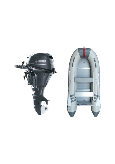 Marinport 4.00 Ahşap Taban Şişme Bot + Yamaha 15 Hp Deniz Motoru