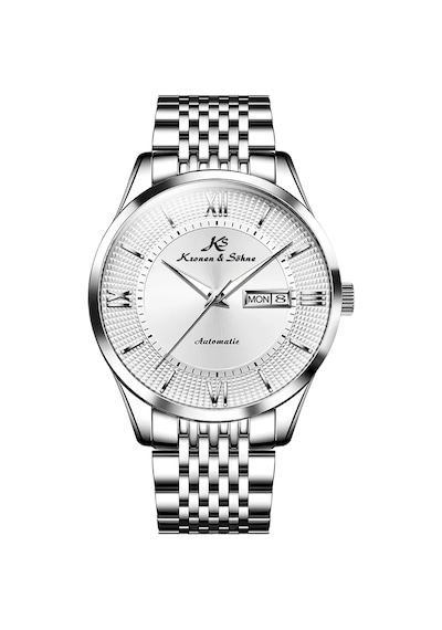 Kronen&söhne Ks9003 Tungsten Mekanik Otomatik Gümüş Erkek Kol Saati