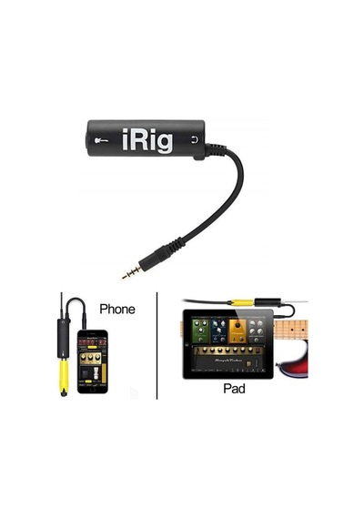 İrig Ik Multimedia Amplitube İrig iPhone , Apple Uyumlu iPad , İpod , Mac