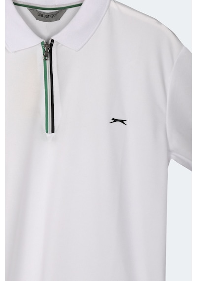 Slazenger Kenshın Erkek Polo Yaka Beyaz Tişört