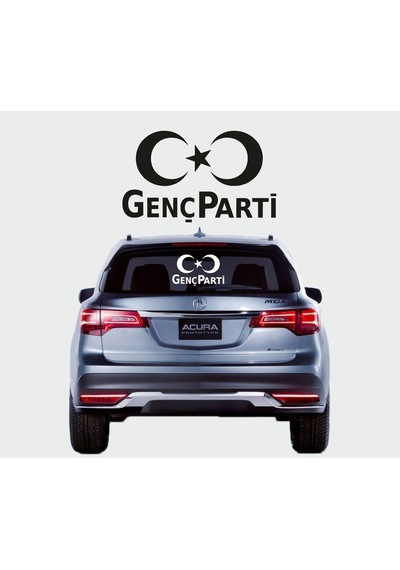 Genç Parti Logo Sticker 30 X 36 Cm