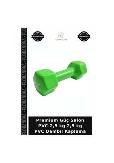 Premium Güç Salon Pvc-2,5 Kg 2,5 Kg Pvc Dambıl Kaplama