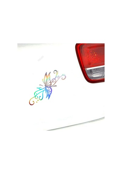 Kelebek Uçan Araba Sticker Oto 1