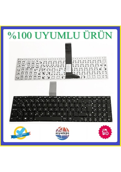 Asya.Depo Asus Uyumlu A550Ldv Klavye Tuş Takımı Siyah Tr