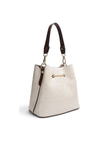Silver & Polo Silver Polo Bej - Kahve Logolu Kadın Çapraz Çanta Sp1266 Bej - Kahverengi