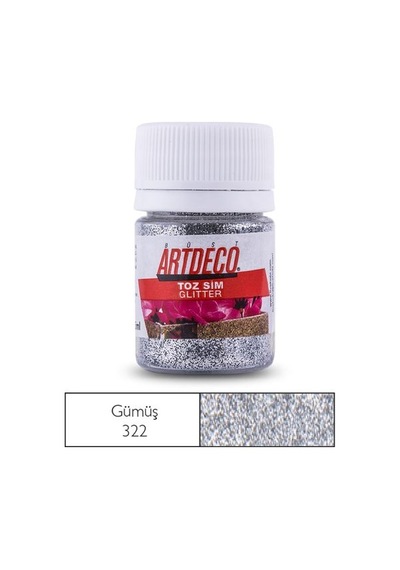 Artdeco Toz Sim Glitter 322  Gümüş