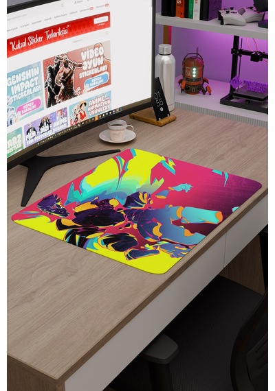 Cyberpunk Edgerunners Dikişli Kauçuk Oyuncu Mousepad V3 - 48x40 Xl Gaming Mouse Pad