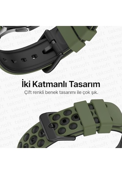 22mm İle Uyumlu Saatler İçin Çift Renkli Benekli Model 46mm Silikon Kordon Watch Gt6 Pro/gt6/gt5 Pro/gt5/gt4/watch 4 Pro/gt3/gt3 Pro/gt2/gt2 Pro