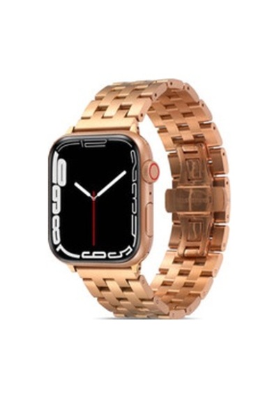 Apple Watch Uyumlu 38mm Krd-20 Metal Kordon - Rose Gold