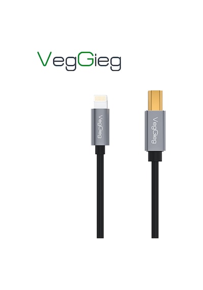 Veggieg Lightning To Mıdı Usb-b Apple Uyumlu iPhone iPad Müzik Enstrüman Kablosu