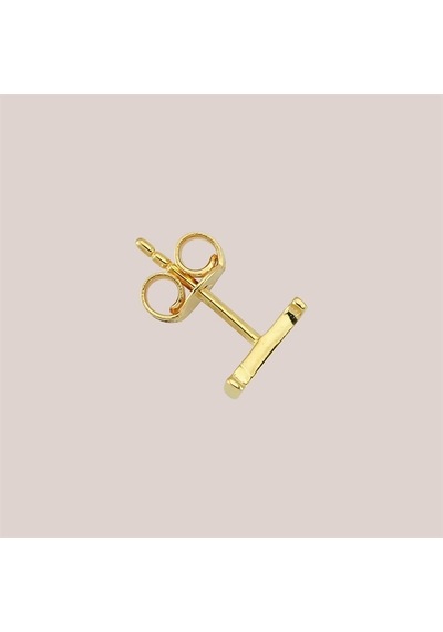 Goldkupe 14 Ayar Altın I Harf Küpe 0,33 Gr-1366