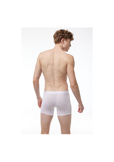Malabadi Erkek Beyaz 3 Lü Paket Micro Modal Boxer 909