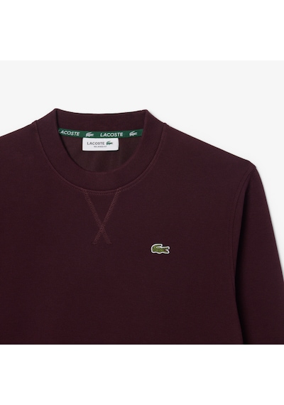 Lacoste Kadın Regular Fit Bisiklet Yaka Sweatshirt Mor