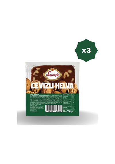 Seyıdoglu Cevızli Yaz Helvası 350 Gr - 3 Adet