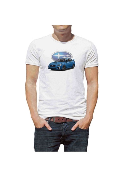 Subaru Baskılı Beyaz Erkek Tshirt (531002818)