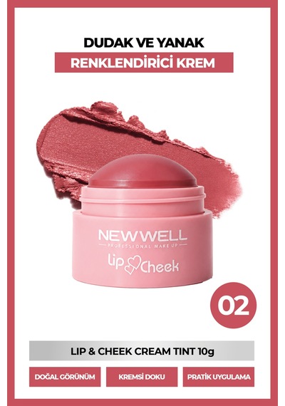 Lip & Cheek Cream Tint 02 10 G 001