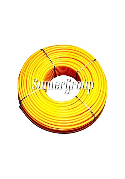 6X8 Polietilen Pe Pnömatik Hortum Sarı 100M