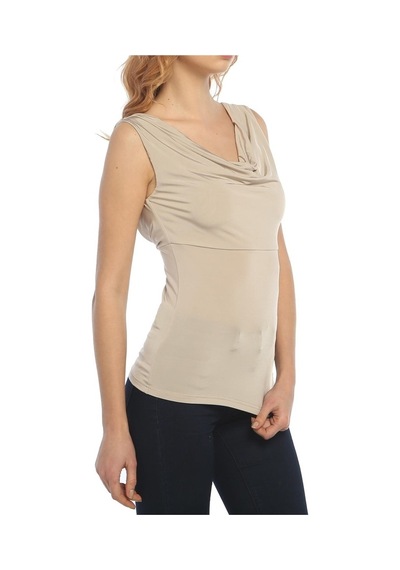 Bulalgiy Kadın Taş Feminen Degaje Tişört - Bga665917