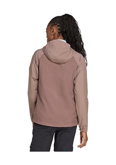 Adidas W Terrex Mt 2l Rain Jk Kadın Outdoor Yağmurluk Jn0857 Kahverengi Kahverengi