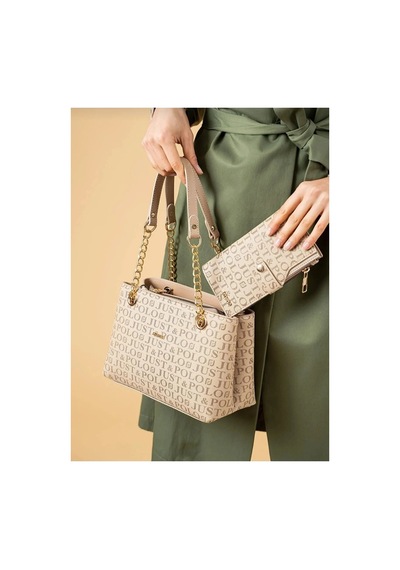 Just Polo Kadın El Ve Omuz Çantası 2181mh Vizon 80257687