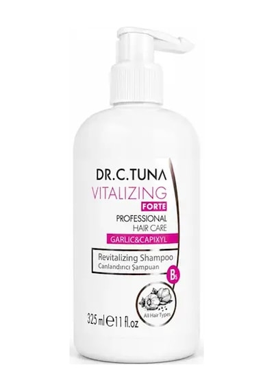 Farmasi Dr. C. Tuna Vitalizing Garlic & Capixyl Koparak Dökülen Saçlar İçin Canlandırıcı Şampuan 325 Ml