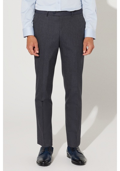 Ac&Co / Altınyıldız Classics Erkek Lacı Grı Slim Fit Dar Kesim Mono Yaka Desenli Yünlü Yelekli Takım Elbise Lacı Grı Lacivert - Gri Ac&Co / Altınyıldız Classics Erkek Lacı Grı Slim Fit Dar Kesim Mono Yaka Desenli Yünlü Yelekli Takım Elbise Lacı Grı Lacivert - Gri