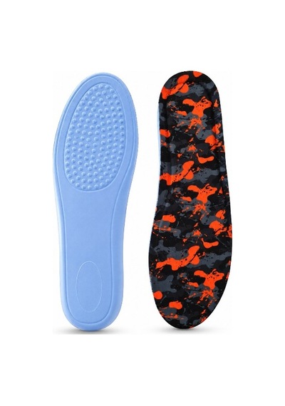 Blackflex Orange Camo Memory Foam Darbe Emici Digital Baskılı Hafızalı Erkek İç Tabanlık