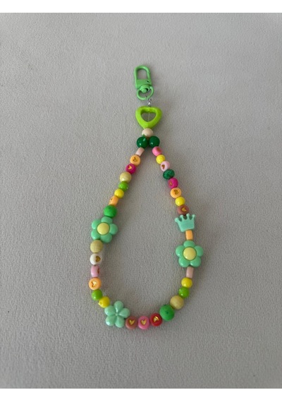 Yeşil Anne Bebek Çanta ,anahtarlık Charm