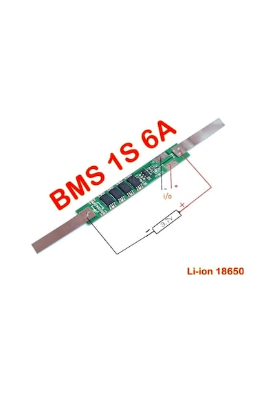 1s 6a Bms 3.7v Nikelli 18650 Lityum Pil Şarj Koruma Devresi