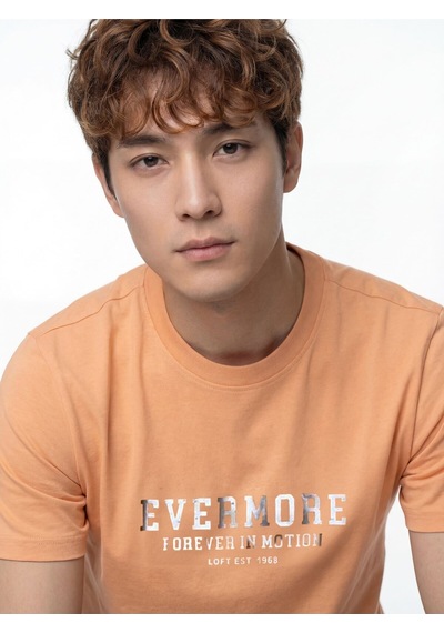 Regular Fit Erkek Tshirt K.kol Light Peach