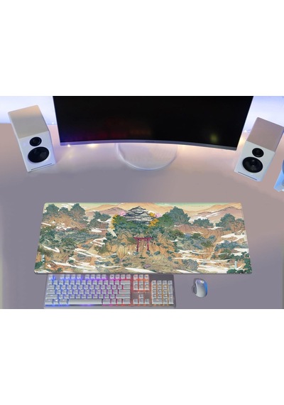 Gaming Mouse Pad 70x30 Mouse Pad Xl Büyük Oyuncu Mouse Pad Speed Mousepad Mountain, 70x30 Cm 3mm Kalınlık