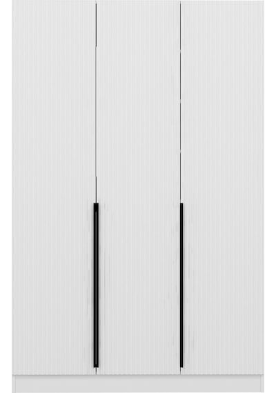 Minar Kale 210 Cm 3 Kapaklı 1b Raf Portmanto Byz Mbr Çizgili Byz