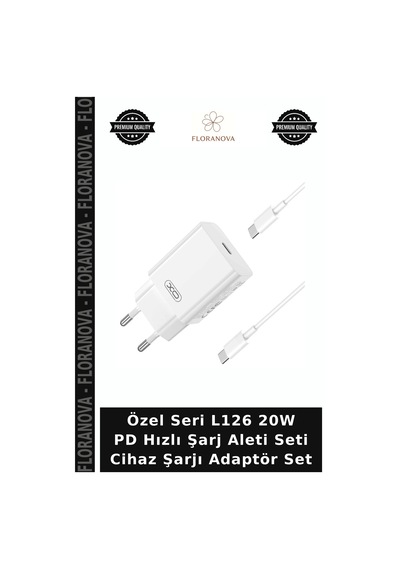 Özel Seri L126 20w Pd Hızlı Şarj Aleti Seti Cihaz Şarjı Adaptör Set