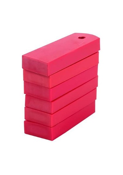 Mühür Kauçuk Alaşım Kırmızı Jiklet Kaşe 6mmx15mmx40mm