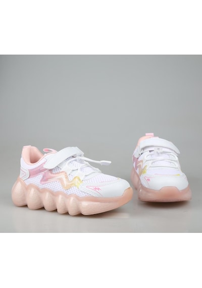 Cool Drew Beyaz Pudra Çocuk Sneakers Beyaz Pudra