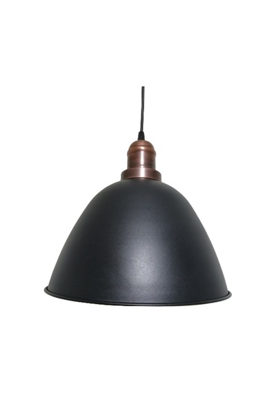 Rioligh Retro Siyah Içi Gold Tekli Metal Sarkıt Çap:28Cm