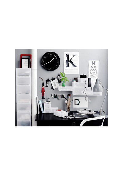Ikea Bondıs Duvar Saati 38 X 6 Cm Siyah