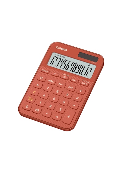 Masa Üstü Hesap Makinesi, Lcd Ekranlı 124-Pembe