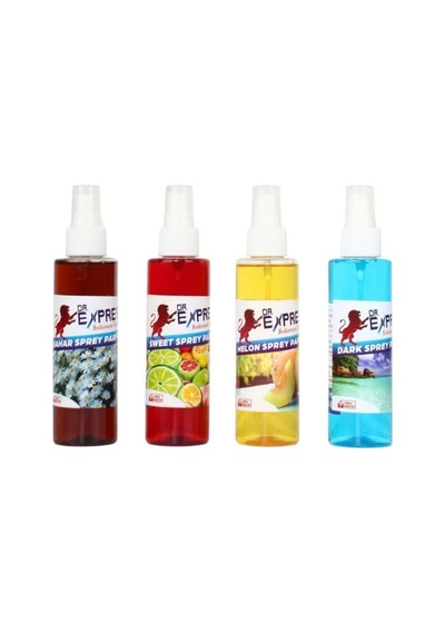 Araba Kokusu Araç Içi Parfüm Oto Parfümü Oda Kokusu Genel Amaçlı Parfüm 4x150 Ml Dört Farklı Koku