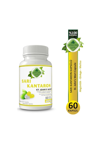Gökçek Şifa Sarı Kantaron (St John's Wort Capsule) 60 Kapsül