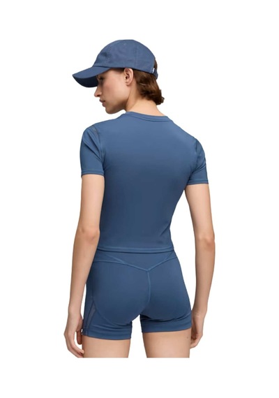 Puma Puma W Puma Shape Baby Tee Kadın Mavi Koşu Tişört 1024 Lacivert