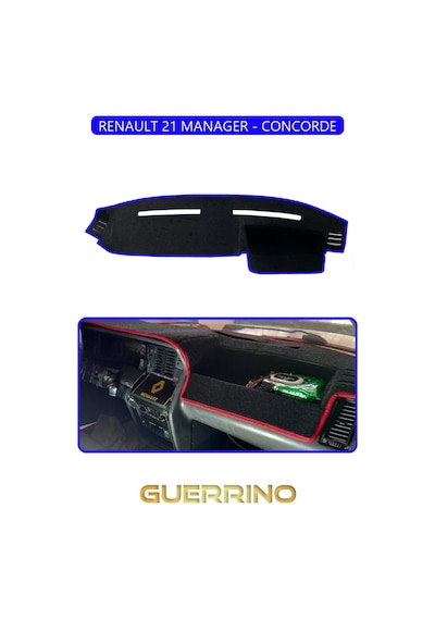 Renault 21 Manager - Concordetorpido Koruma Halısı Mavi Kenar
