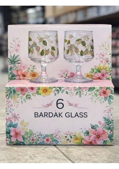 Vanes Magnolya Bardak 6lı 44074 Açık Gri