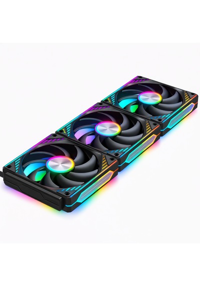 Daryun Dy-wl99 Wıreless 3x120mm Siyah Yüksek Kasa Fanı Fan 120mm