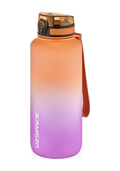 Uzspace Tritan Su Matarası 1500Ml Vgn3056 Turuncu Mor